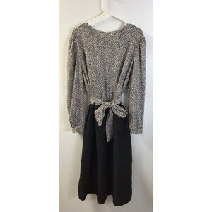 Woman’s Vintage/Retro Bondbrook Dress 1X Black/White With Belt 🤍